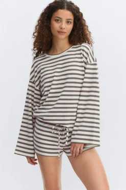 Soft loungewear shorts - Weiß - Dame - Gina Tricot