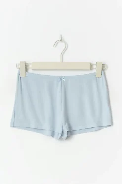 Soft pyjamas hotpants - Blau - Dame - Gina Tricot