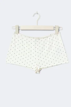 Soft pyjamas hotpants - Weiß - Dame - Gina Tricot
