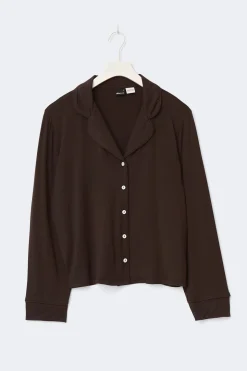 Soft pyjamas shirt - Lila - Dame - Gina Tricot