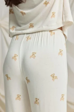 Soft pyjamas trousers - Weiß - Dame - Gina Tricot