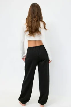 Soft sport sweatpants - Schwarz - Dame - Gina Tricot