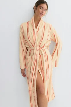 Soft terry bathrobe - Gelb - Dame - Gina Tricot