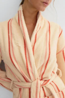 Soft terry bathrobe - Gelb - Dame - Gina Tricot