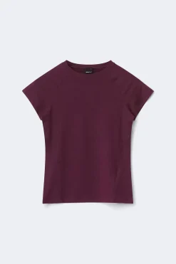 Soft yoga tee - Rot - Dame - Gina Tricot