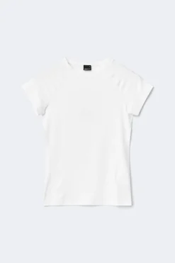 Soft yoga tee - Weiß - Dame - Gina Tricot