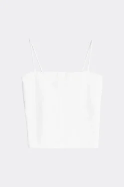 spaghetti strap singlet - Weiß - Dame - Gina Tricot