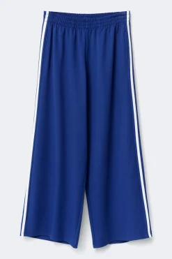 Sporty wide trousers - Blau - Dame - Gina Tricot