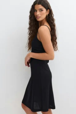 90s slip dress - Schwarz - Dame - Gina Tricot