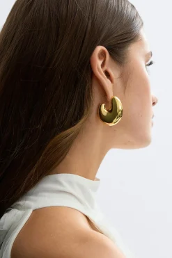 Statement chunky hoops - Gold - Dame - Gina Tricot