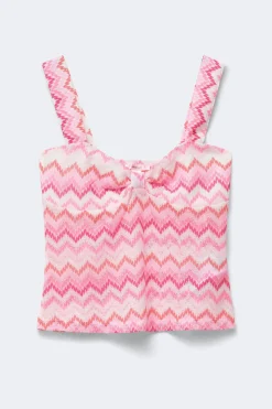 14+ stripe singlet - Weiß - Gina Tricot