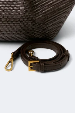 Structure strap tote bag - Braun - Dame - Gina Tricot