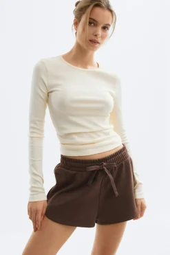 Sweat shorts - Braun - Dame - Gina Tricot