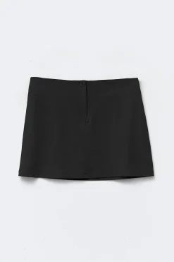 Tailored mini skirt - Schwarz - Dame - Gina Tricot