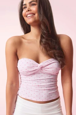 14+ tanlines bandeau top - Rosa - Gina Tricot