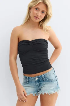 14+ tanlines bandeau top - Schwarz - Gina Tricot