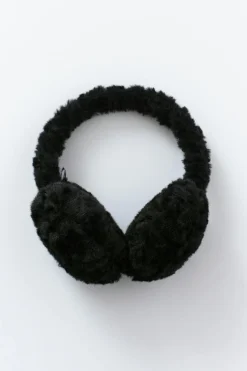 Teddy ear muffs - Schwarz - Dame - Gina Tricot