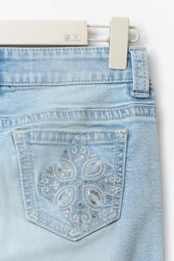 14+ the cross low jeans tall - Blau - Gina Tricot