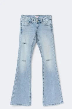 14+ the cross low jeans tall - Blau - Gina Tricot