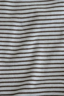 Tight fit rib singlet - Blau - Dame - Gina Tricot