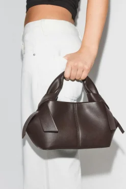 Top handle detail bag - Braun - Dame - Gina Tricot