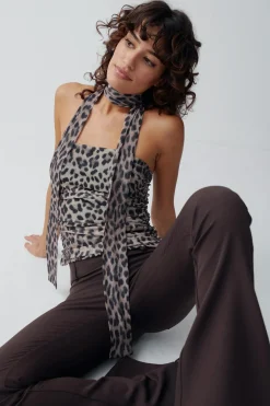 Tube scarf top - Braun - Dame - Gina Tricot