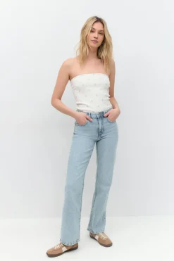 Tube top - Weiß - Dame - Gina Tricot