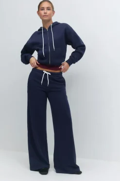 Ultimate zip hoodie - Blau - Dame - Gina Tricot