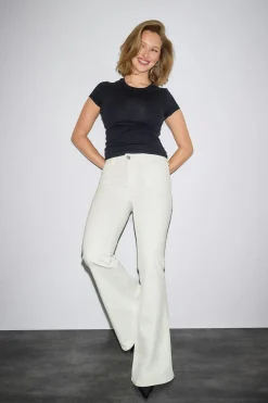 Ultra flare jeans - Weiß - Dame - Gina Tricot