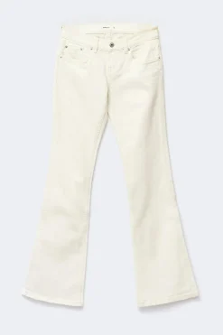 Ultra low bootcut jeans - Weiß - Dame - Gina Tricot