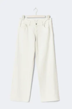 Ultra low wide jeans - Weiß - Dame - Gina Tricot