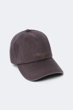 Washed cotton cap - Braun - Dame - Gina Tricot