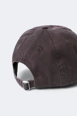 Washed cotton cap - Braun - Dame - Gina Tricot
