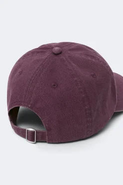 Washed cotton cap - Rot - Dame - Gina Tricot