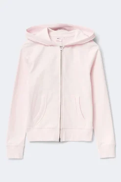 14+ 2 way zip hoodie - Rosa - Gina Tricot