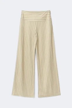 Wide leg trousers - Beige - Dame - Gina Tricot