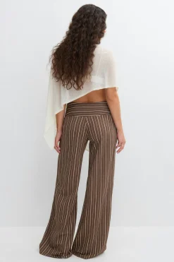 Wide leg trousers - Braun - Dame - Gina Tricot