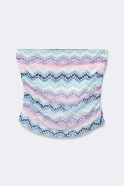 Y bandeau top - Weiß - Gina Tricot