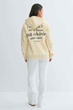 Y basic hood - Gelb - Gina Tricot