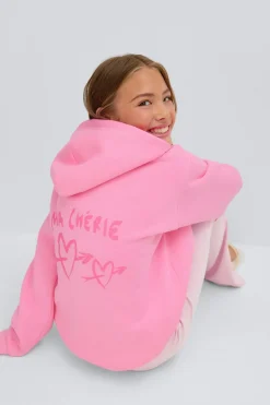 Y basic hood - Rosa - Gina Tricot