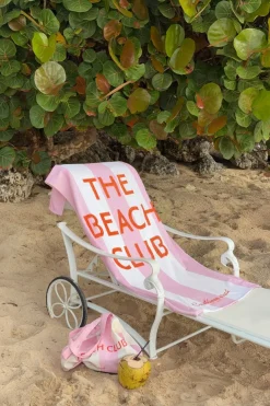 Y beach towel - Weiß - Gina Tricot