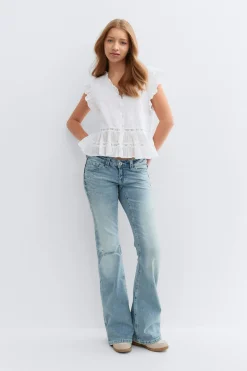 Y boho blouse - Weiß - Gina Tricot