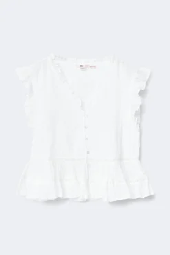 Y boho blouse - Weiß - Gina Tricot