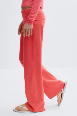 Y coral baggy yoga pants - Rosa - Gina Tricot