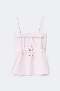 Y detail top - Rosa - Gina Tricot