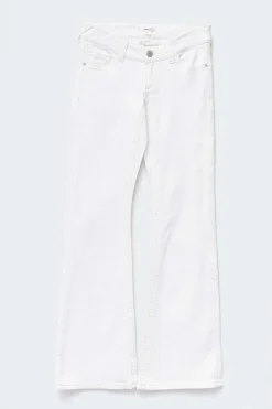 Y dixie low flare jeans - Weiß - Gina Tricot