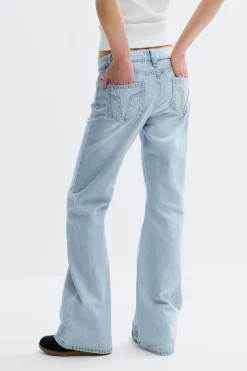 Y for real low loose jeans - Blau - Gina Tricot