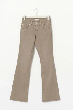 Y2k low bootcut jeans - Beige - Dame - Gina Tricot