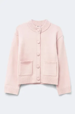 Y knitted cardigan - Rosa - Gina Tricot