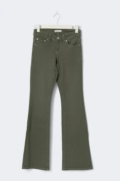 Y2k petite bootcut jeans - Grün - Dame - Gina Tricot
